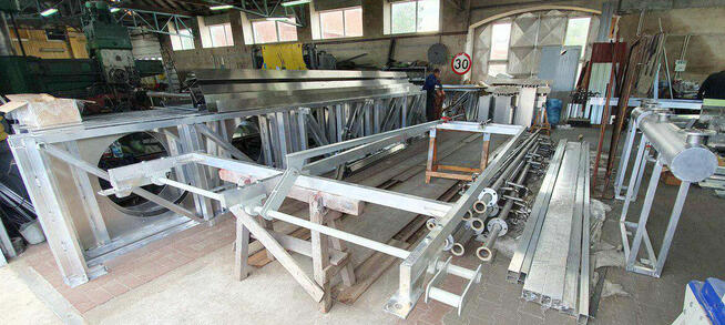 Suszarnia do drewna i palet dwukomorowa Secovent OD RĘKI