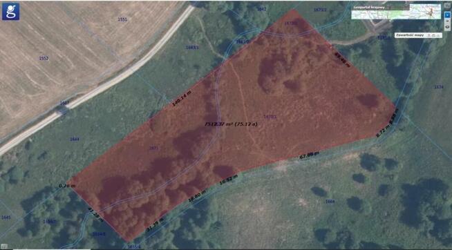 Działka rolna Tylicz 73ar