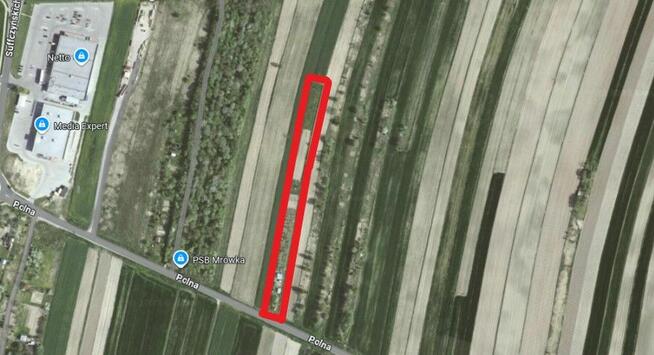 Działka inwestycyjna Łęczna