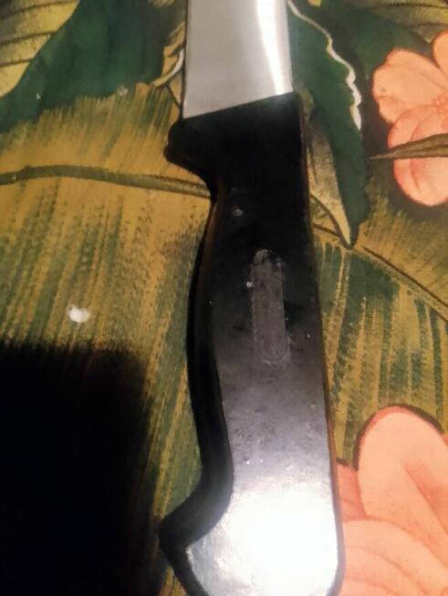 Nóż cukierniczy Gerlach z bakelitowa rączką z okresu PRL-U