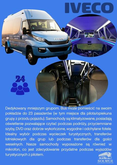 Przewóz osób - busami i autokarami, Polska i Europa