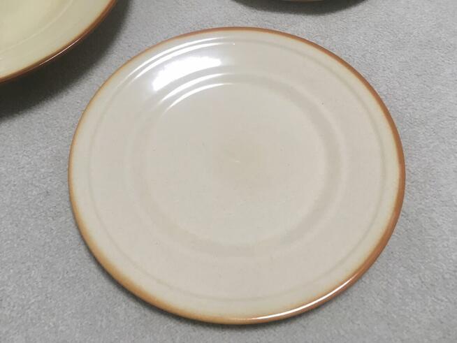 Stare talerz głęboki deserowe Tułowice porcelit PRL