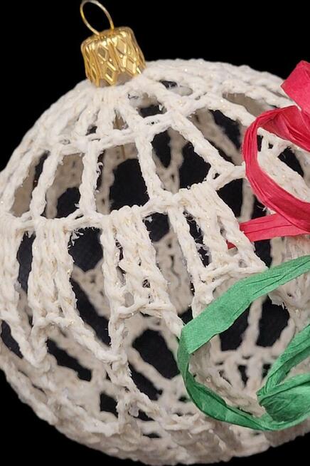 Bombki choinkowe ręcznie wykonane 2szt