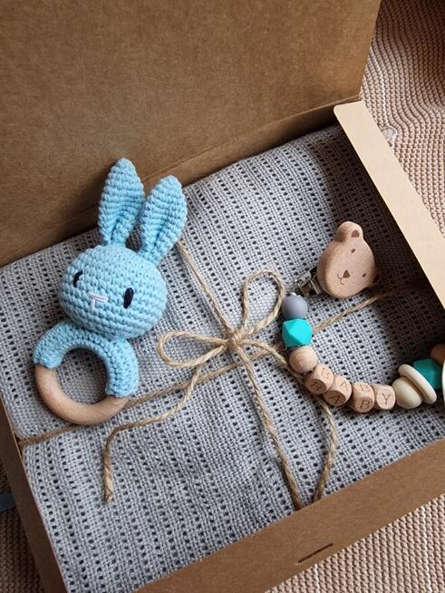 Wyprawka w prezencie, Zestaw 3 szt. niemowlęcy kocyk 100% ba