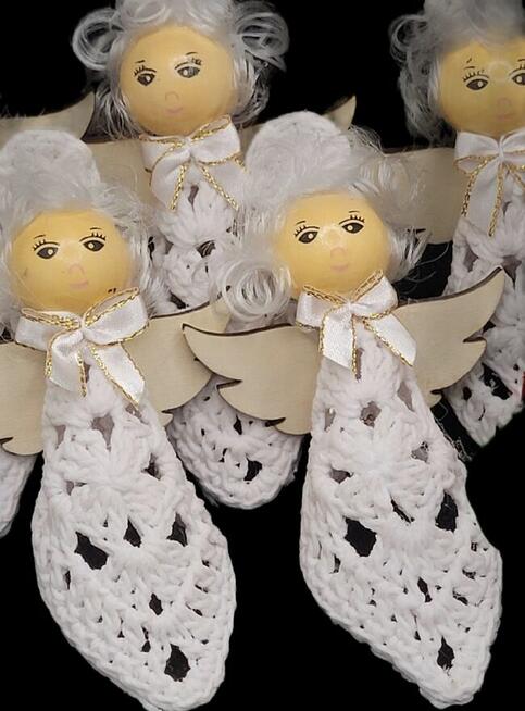 Aniołki na choinkę 5szt