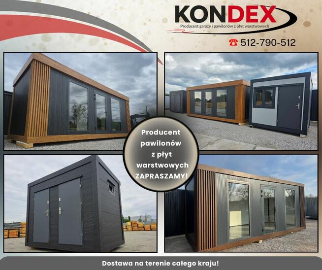 Kontener 3x2 z płyt warstwowych 120mm, producent