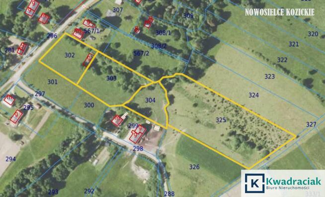 Działka rolna Nowosielce Kozickie gm. Ustrzyki Dolne,