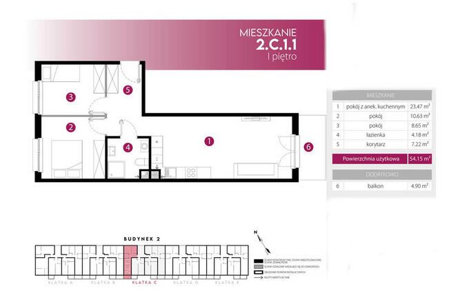 Piękne 3pokojowe mieszkanie z balkonem w spokojnej i zielonej okolicy