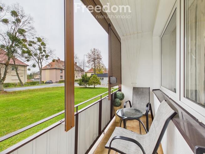 Parter 3-pokojowe mieszkanie z dużym balkonem