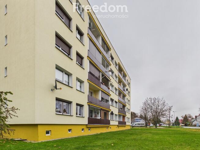 Parter 3-pokojowe mieszkanie z dużym balkonem