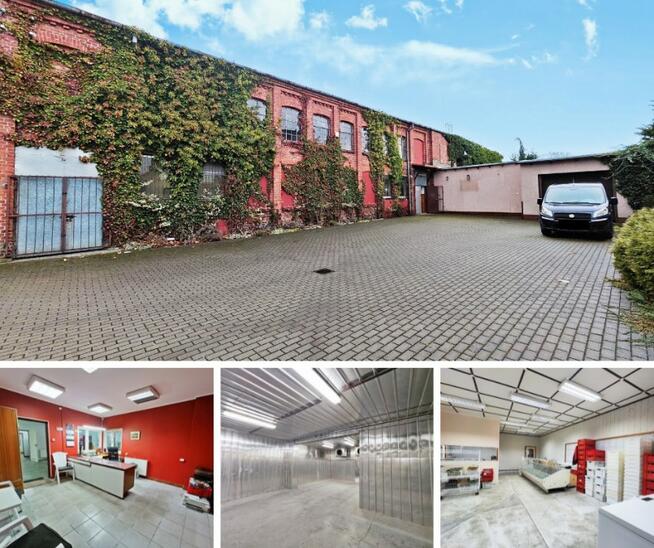 Piękny dom i duża hala.