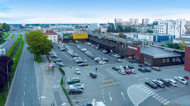 Okulickiego Lokale - 85, 77 i 108 m² - parking