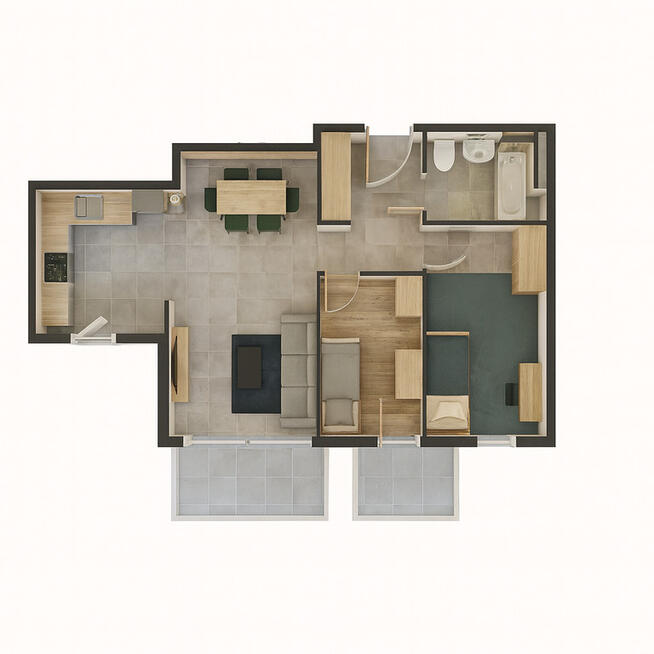 ⭐ Okazja 2 balkony 1 pietro gotowe do odbioru ⭐