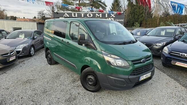 Ford Transit Custom Brygadówka - 6 os. HAK * Skóry * L1H1 * GWARANCJA-Zamiana Automi-x.pl