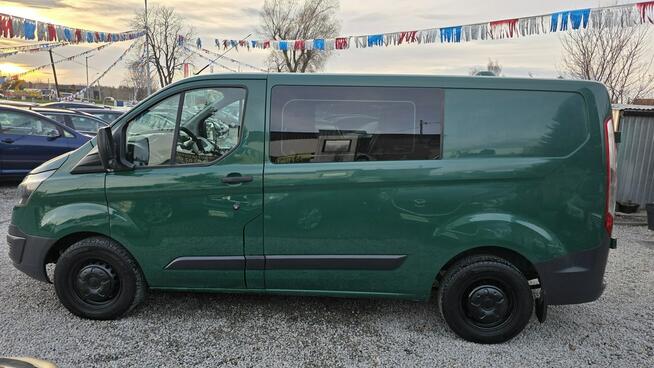 Ford Transit Custom Brygadówka - 6 os. HAK * Skóry * L1H1 * GWARANCJA-Zamiana Automi-x.pl
