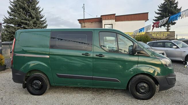 Ford Transit Custom Brygadówka - 6 os. HAK * Skóry * L1H1 * GWARANCJA-Zamiana Automi-x.pl