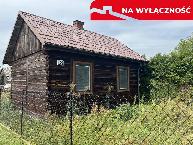 Dom z drewna w Zielonce Starej pod Zwoleniem.