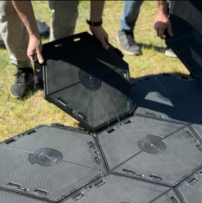 Modułowa nawierzchnia drogowa / droga tymczasowa