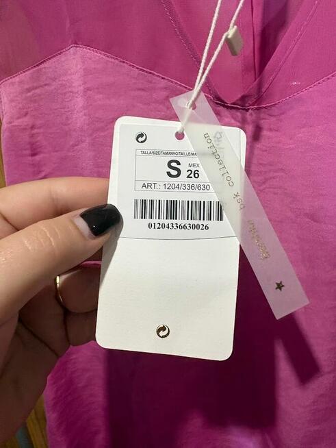 Bershka bluzka bez rękawów rozmiar S