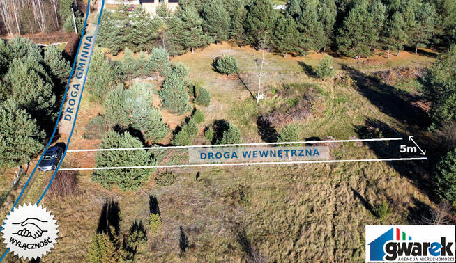 Pejzażowa działka budowlana na Jurze 3304 m2 Hucisko