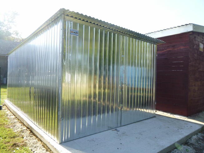 Garaż blaszak 3x5 pełny ocynk brama OBNIŻKA CENY