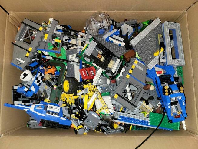 Klocki Lego mieszanka 5 kg losowe + 5 figurek