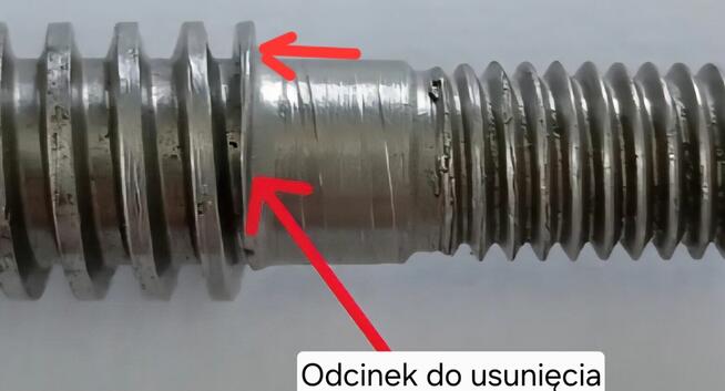 Nakrętka śruby pociągowej bramy siłownika Super Power Harl