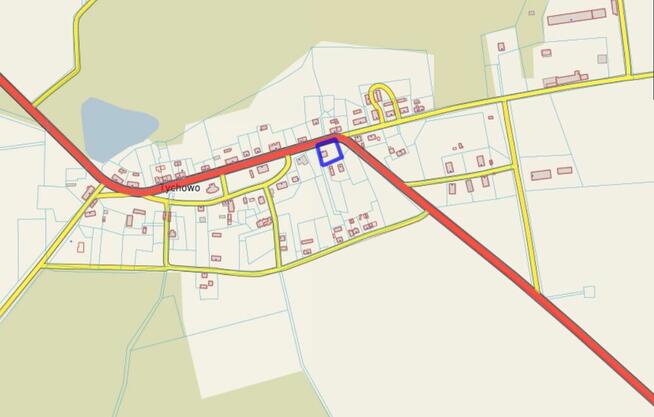 Tychowo - parterowy budynek usługowy