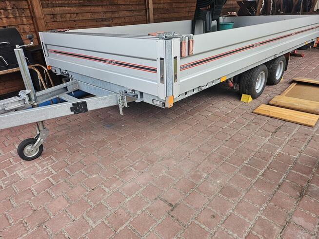 Przyczepa platforma laweta uchylna TA-NO GRAVITY M450 3T DMC