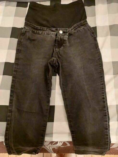 Spodnie ciążowe 3 pary H&M, Bandia roz. 38 + poduszka ciążowa