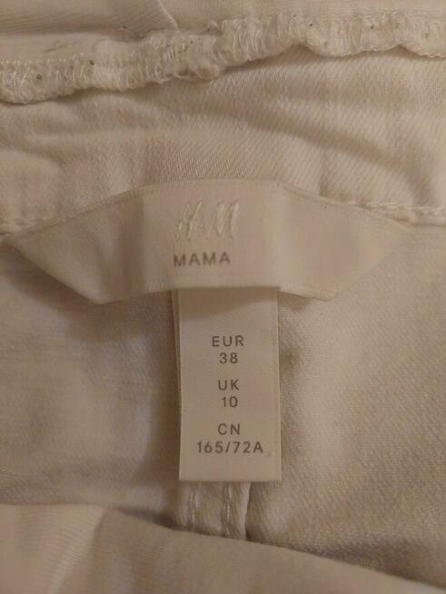 Spodnie ciążowe 3 pary H&M, Bandia roz. 38 + poduszka ciążowa