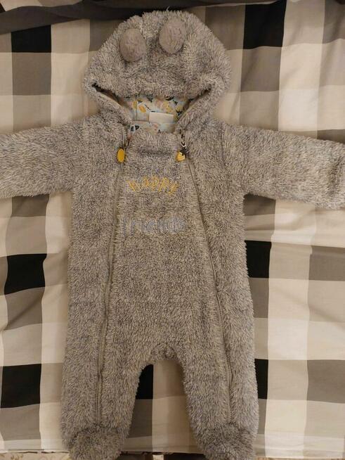 Kombinezony pluszowe 3 sztuki 3-6 miesięcy 68 cm, m.in.H&M