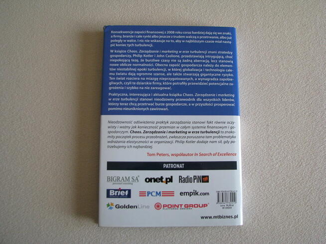 Chaos - Zarządzanie i marketing w erze turbulencji, Kotler