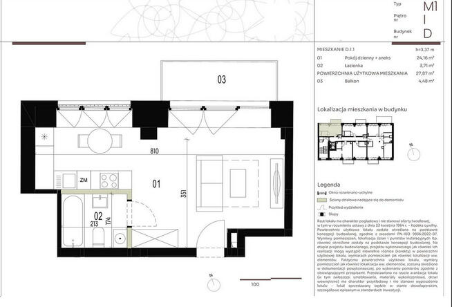 Piękne mieszkane z balkonem w topowej lokalizacji idealne pod inwestycję