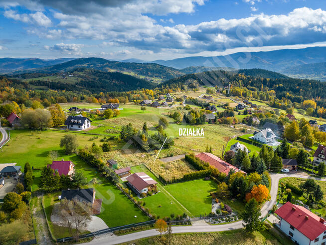 Zawoja Przysłop - uzbrojona, widokowa działka