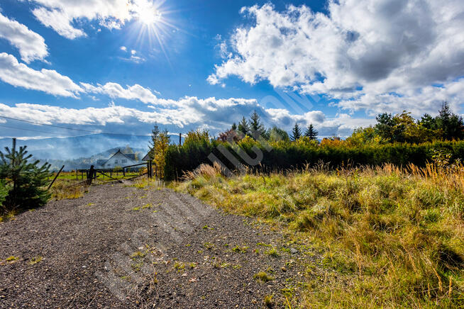 Zawoja Przysłop - uzbrojona, widokowa działka