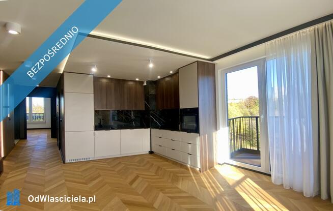 Piękne narożne mieszkanie w wysokim standardzie z balkonem i garażem