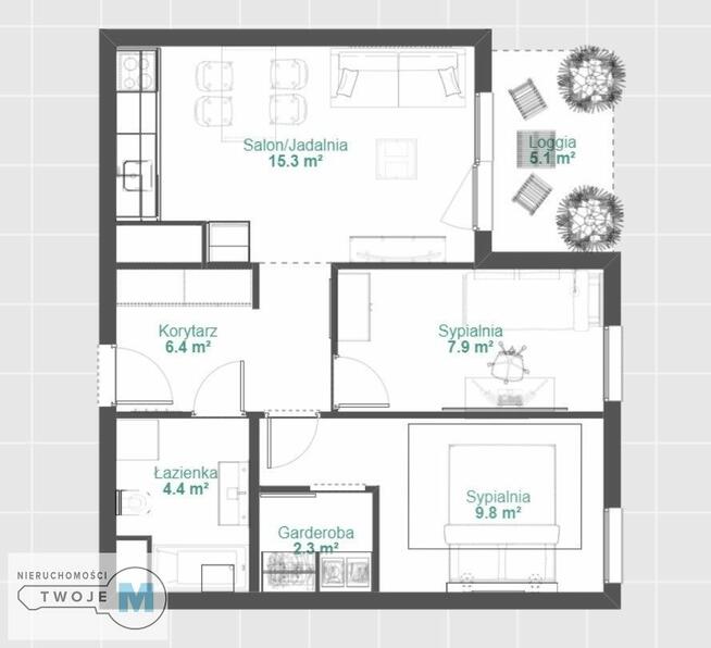 Mieszkanie Kielce Bocianek