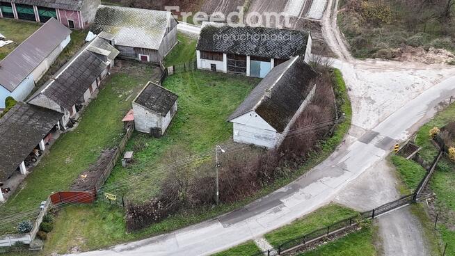 Działka rolno-budowlana z zabudowaniami