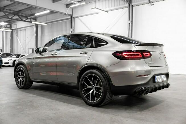 Mercedes GLC 43 AMG Coupe 4Matic 390KM. Aktywny wydech. Burmester. Mojave Silver. Salon PL