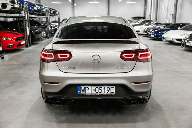 Mercedes GLC 43 AMG Coupe 4Matic 390KM. Aktywny wydech. Burmester. Mojave Silver. Salon PL