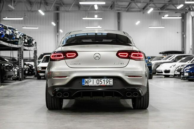 Mercedes GLC 43 AMG Coupe 4Matic 390KM. Aktywny wydech. Burmester. Mojave Silver. Salon PL