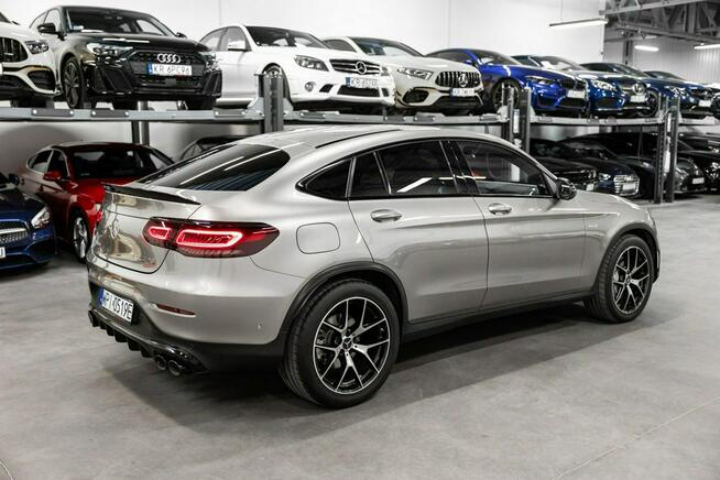 Mercedes GLC 43 AMG Coupe 4Matic 390KM. Aktywny wydech. Burmester. Mojave Silver. Salon PL