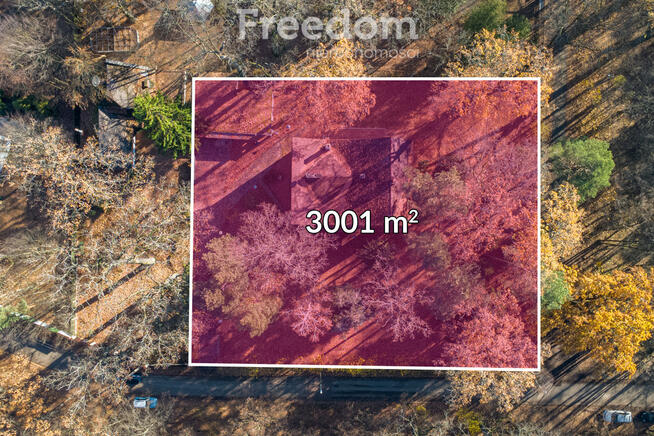 Działka budowalna z domem w Zalesiu Dolnym