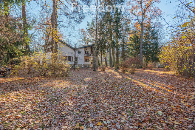 Działka budowalna z domem w Zalesiu Dolnym