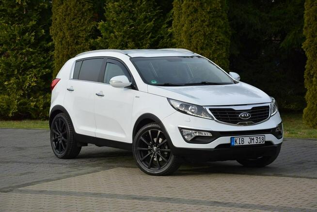 Kia Sportage Automat AWD Xenon Ledy Navi Parktronic Kamera Skóry Alu19"