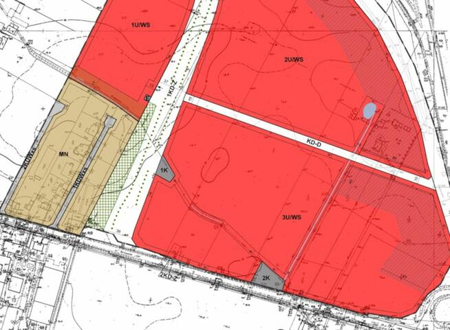 Działka usługowa Poznań gm. Poznań-Nowe Miasto Krzesiny,