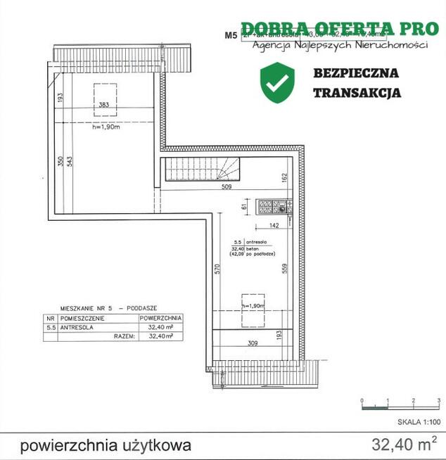 Nowoczesne mieszkanie 71 m² z antresolą