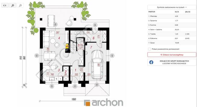 Dom Dąbrówka gm. Rzezawa