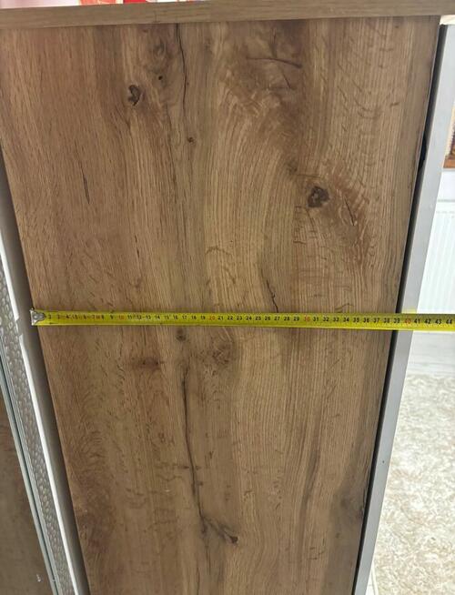 Zestaw szafa i witryna BRW Zele